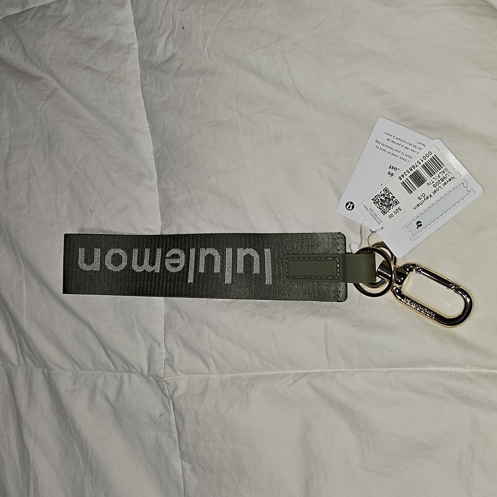 Lululemon Never Lost Keychain!! Nwts, BALF/LTIV. Gold Hardware!! SOLD OUT